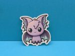 Kawaii Pastel Goth Bat Sticker - Kawaii Sticker, Goth Sticker, Laptop Sticker, Water bottle Sticker