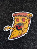 Pizza Monster Sticker, Pizza Sticker, Monster Sticker, Funny Sticker, Gifts