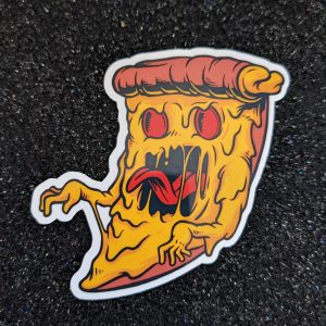 Pizza Monster Sticker, Pizza Sticker, Monster Sticker, Funny Sticker, Gifts