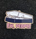 Ew, People | Skeleton chilling in a coffin funny sticker | Coffin Sticker, Skeleton Sticker, Halloween Sticker