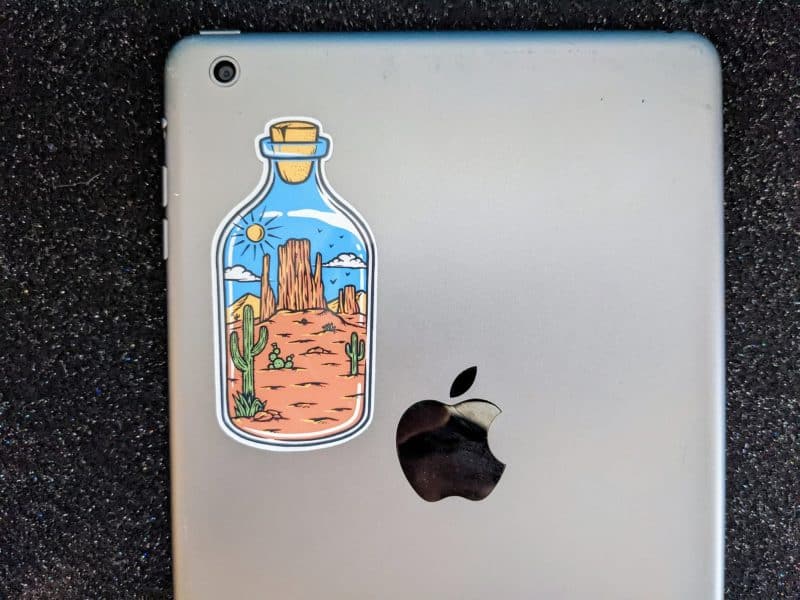 Desert Dreamscape | Desert in a bottle sticker, Aesthetic sticker, Vinyl Sticker - Image 5