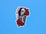 Get in loser sticker / Coffin Sticker, Skeleton Sticker, Macabre Sticker, Skull Sticker, Goth Sticker