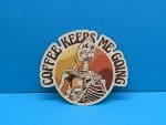 Coffee Keeps Me Going Sticker - Funny Coffee Sticker - Funny Stickers