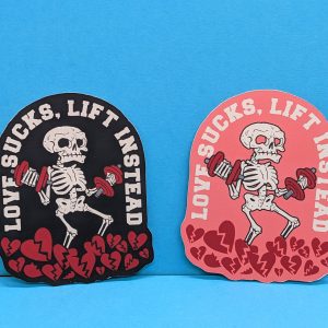 Love Sucks, Lift Instead - Funny Gym Sticker, Water Bottle Sticker, Workout Sticker, Fitness Sticker, Weightlifting Sticker