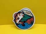 Bass Fishing Sticker, Fishing Sticker, Boat Sticker, Tackle Box Sticker, Fishing Decal