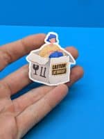 Personal Boundaries: Caution Introvert Sticker | Mental Health Stickers, Anti Social Stickers, Homebody Stickers, Funny Stickers