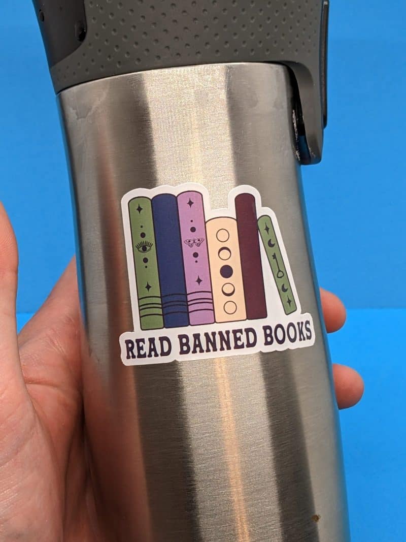 Celebrate Free Expression: Read Banned Books Sticker - Image 4