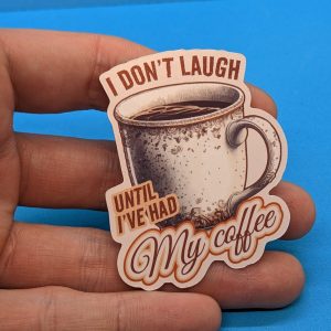 Caffeine Humor Sticker | Coffee Sticker, Coffee Lover, Caffeine Humor, Laptop Sticker