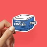 I'm a little cooler sticker, funny sticker, laptop sticker, humorous decal