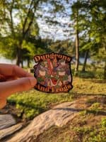 Funny Dungeons and Frogs Sticker - Hilarious DND Decal with Frog Adventurers