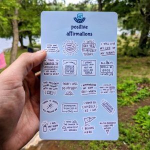 Positive Affirmations Sticker Pack for Daily Inspiration and Self-Love