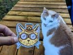 Steampunk Cat Sticker - Steampunk Sticker, Laptop Sticker, Vinyl Decal