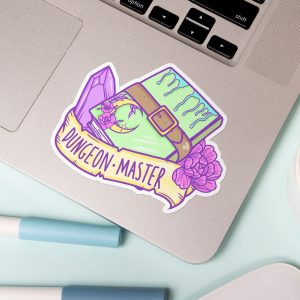 Pastel Colored Celestial Dungeons and Dragons Sticker - Dungeon Master Design