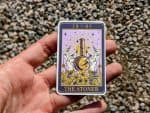 Bong Tarot Card Sticker - 'The Stoner' - Cute Spiritual Decal for Kindles, Journals, and More