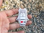 I Heart My Bully Sticker - Bulldog Lover Gift, Dog Sticker, Animal Sticker