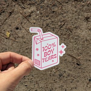 100% Boy Tears Sticker