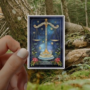 Libra Zodiac Sign Sticker - Astrology Sticker