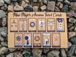 Mini Tarot Card Sticker Sheet - 'Major Arcana' - Cute Spiritual Decal for Kindles, Journals, and More