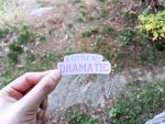 A Little Bit Dramatic - Cute Funny Vinyl Sticker