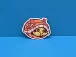 Shy and Proud: Cute Introvert Turtle Sticker