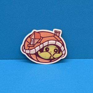 Shy and Proud: Cute Introvert Turtle Sticker