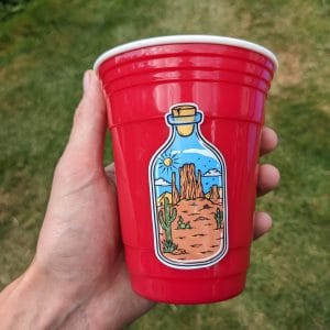 Desert Dreamscape | Desert in a bottle sticker, Aesthetic sticker, Vinyl Sticker