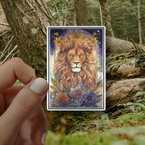 Leo Zodiac Sign Sticker - Astrology Sticker