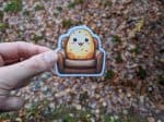 Couch potato Sticker | Laptop Sticker, Cute Kawaii Sticker, Vinyl Sticker, Funny Sticker