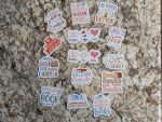 Bookish Themed Sticker Pack #1 -  Set of 14 Book Lover Stickers