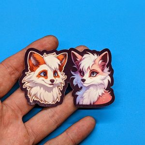 Furry Couple Sticker - Vinyl Decal for Furries