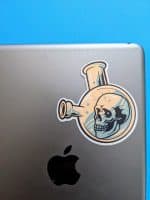 Bong Sticker | Weed Stickers, Skull Sticker, Stoner Sticker, 420 Sticker