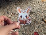How to Adult Bunny Sticker | Vinyl Glossy | Funny | Cute Kawaii Sticker for Bullet Journal Planner Laptop Water Bottle | Stationery