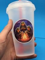 Mystical Frog Seance Vinyl Sticker - Great for laptops, kindles, waterbottles, notebooks