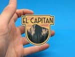 El Capitan Yosemite National Park Travel sticker // vintage style decal for suitcase, laptop, car or water bottle, luggage tag, travel gift