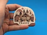 Prague Travel Sticker // Czech Republic Decal for suitcase, laptop, car or water bottle, luggage tag, travel gift