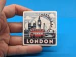 London Travel Sticker // London England Decal for suitcase, laptop, car or water bottle, luggage tag, travel gift