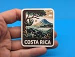 Costa Rica Travel Sticker // Decal for suitcase, laptop, car or water bottle, luggage tag, travel gift