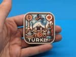 Turkey Travel Sticker // Decal for suitcase, laptop, car or water bottle, luggage tag, travel gift