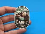Banff National Park Travel Sticker // Alberta Decal for suitcase, laptop, car or water bottle, luggage tag, travel gift