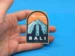 Bali Indonesia Travel sticker // vintage style decal for suitcase, laptop, car or water bottle, luggage tag, travel gift