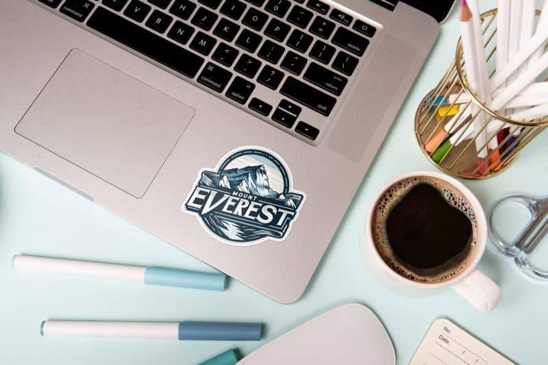 Mount Everest Travel Sticker // Summit Decal for suitcase, laptop, car or water bottle, luggage tag, travel gift - Image 5