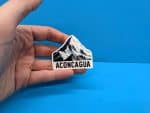 Aconcagua Mountain Summit Travel Sticker // Decal for suitcase, laptop, car or water bottle, luggage tag, travel gift