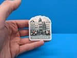 Amsterdam Travel Sticker // Netherlands Decal for suitcase, laptop, car or water bottle, luggage tag, travel gift