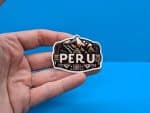 Peru Travel Sticker // Decal for suitcase, laptop, car or water bottle, luggage tag, travel gift