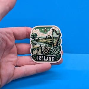 Ireland Travel Sticker // Irish Decal for suitcase, laptop, car or water bottle, luggage tag, travel gift