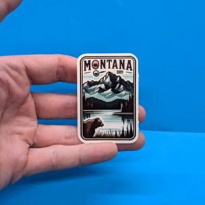 Montana Travel Sticker // Decal for suitcase, laptop, car or water bottle, luggage tag, travel gift