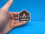 India Travel Sticker // Decal for suitcase, laptop, car or water bottle, luggage tag, travel gift