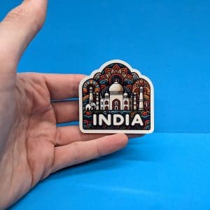 India Travel Sticker // Decal for suitcase, laptop, car or water bottle, luggage tag, travel gift