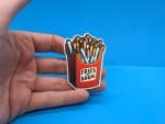 Fries of Doom Sticker // Funny French Fry Smoking Decal for laptop, car, water bottle, journal