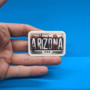Arizona Travel Sticker // USA State Decal for suitcase, laptop, car or water bottle, luggage tag, travel gift